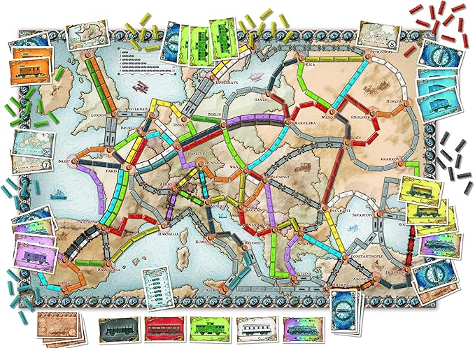 🗺️ Strategy + Adventure = Ticket to Ride Europe 🎯