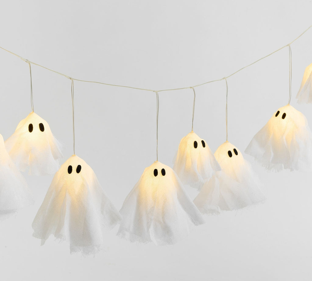 Lit Ghost String Lights