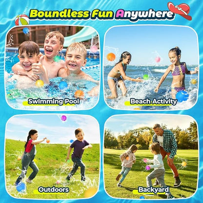 Magnetic Splash Balloons - Reusable Water Balloons for Kids🎁