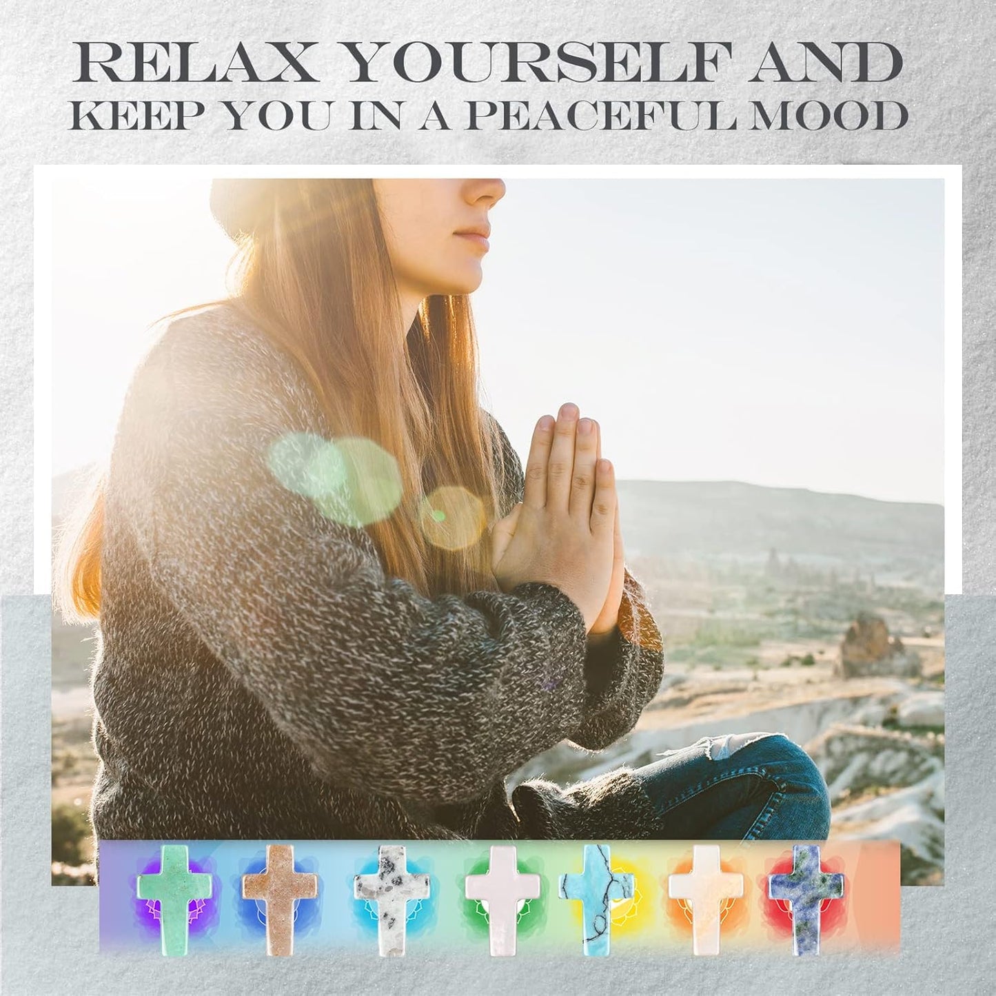 🎁 Faith & Blessing — 50pcs Crystal Cross DIY Charms for Jewelry & Gifts