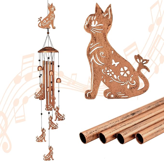 🐶 Dachshund Wind Chimes – Garden Gift🎉