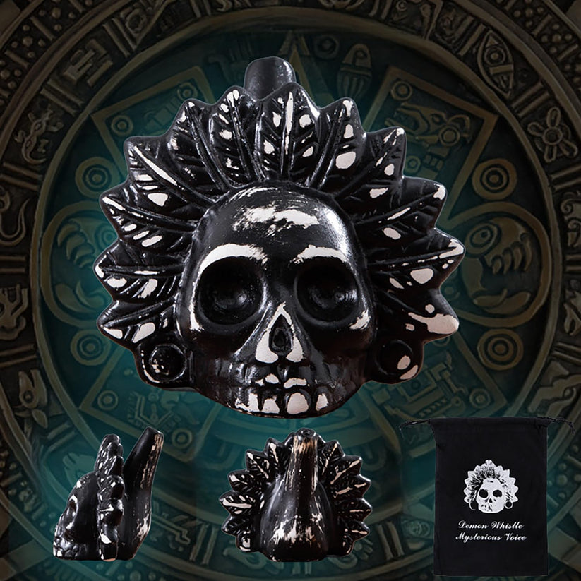 💀Real Aztec Death Whistle - 125+ decibels real human screamer