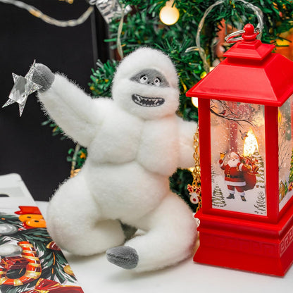 Christmas Tree Snow Monster – Handmade Felt Plush Ornament