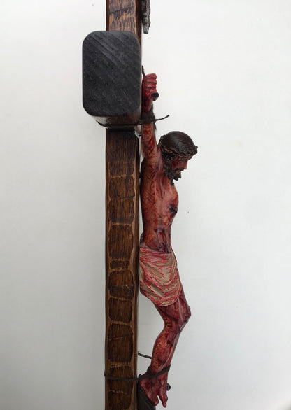 Faith in Form: A Hand-Carved Work of Sacred Art