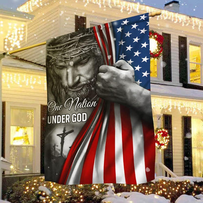 ✝️Jesus Christian Patriotic American Grommet Flag