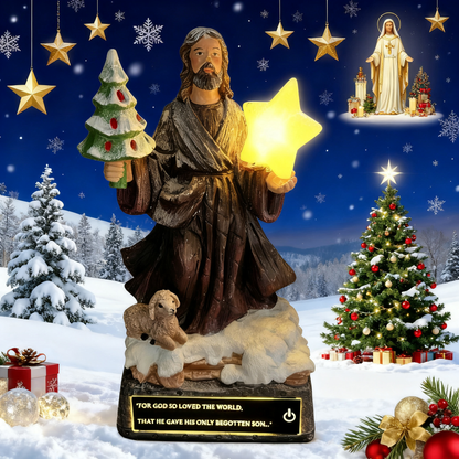 🎄【Christmas Eve Light】Glowing Christmas Statue of Jesus