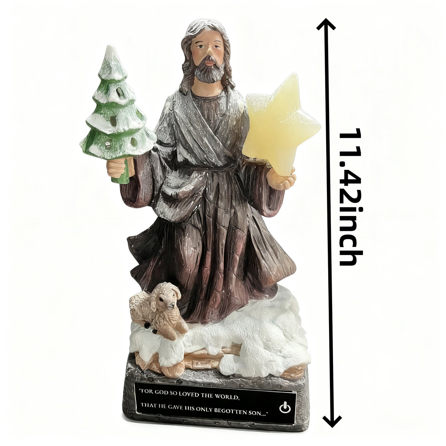 🎄【Christmas Eve Light】Glowing Christmas Statue of Jesus