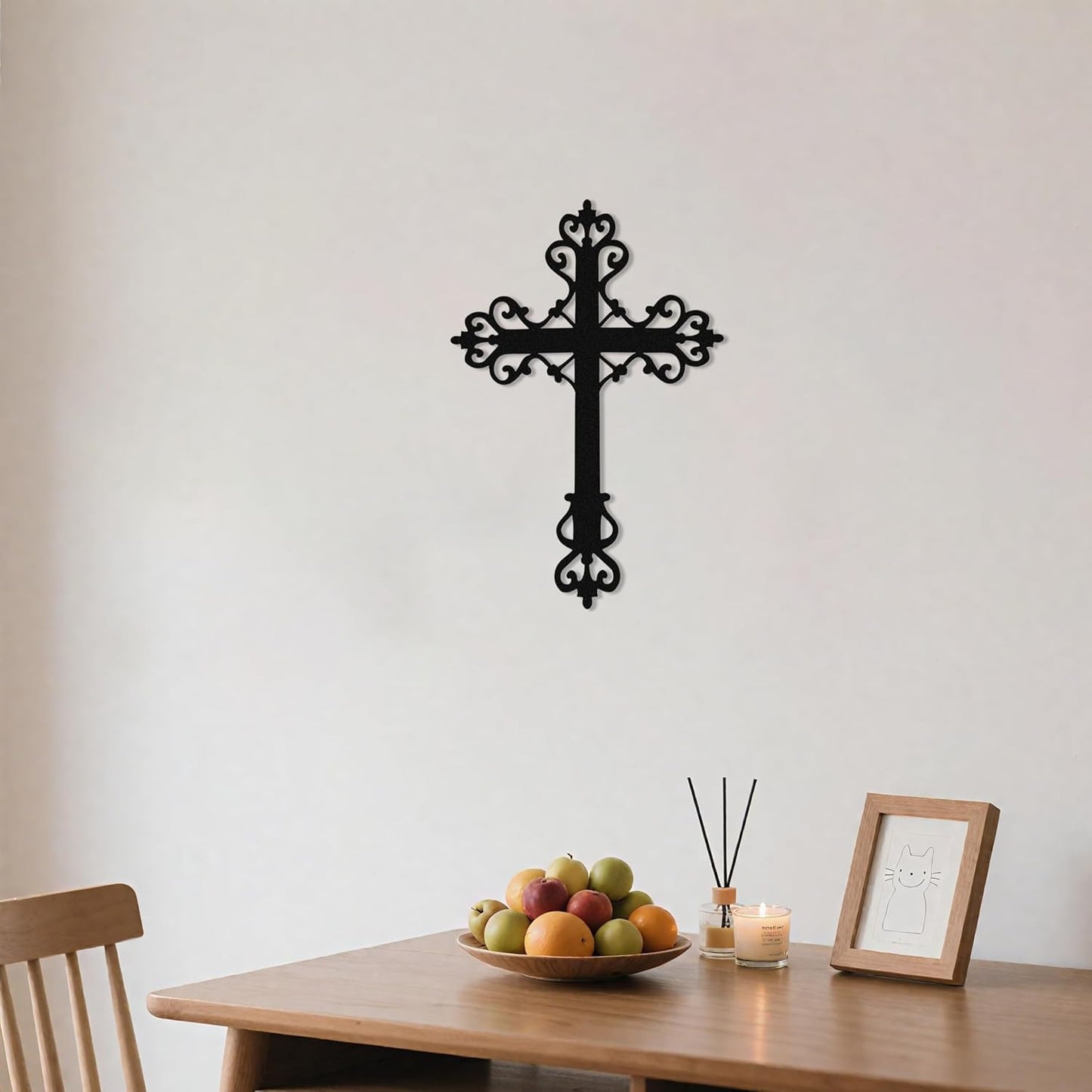 🎁 Faith & Devotion — Metal Cross Wall Art for Home & Prayer
