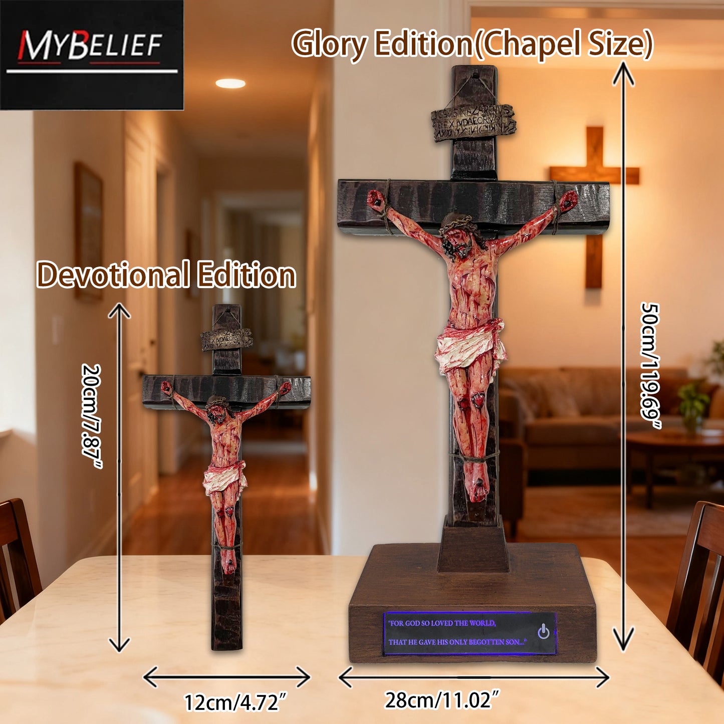 ✝️ Heirloom-Quality Blessed Jesus Crucifix