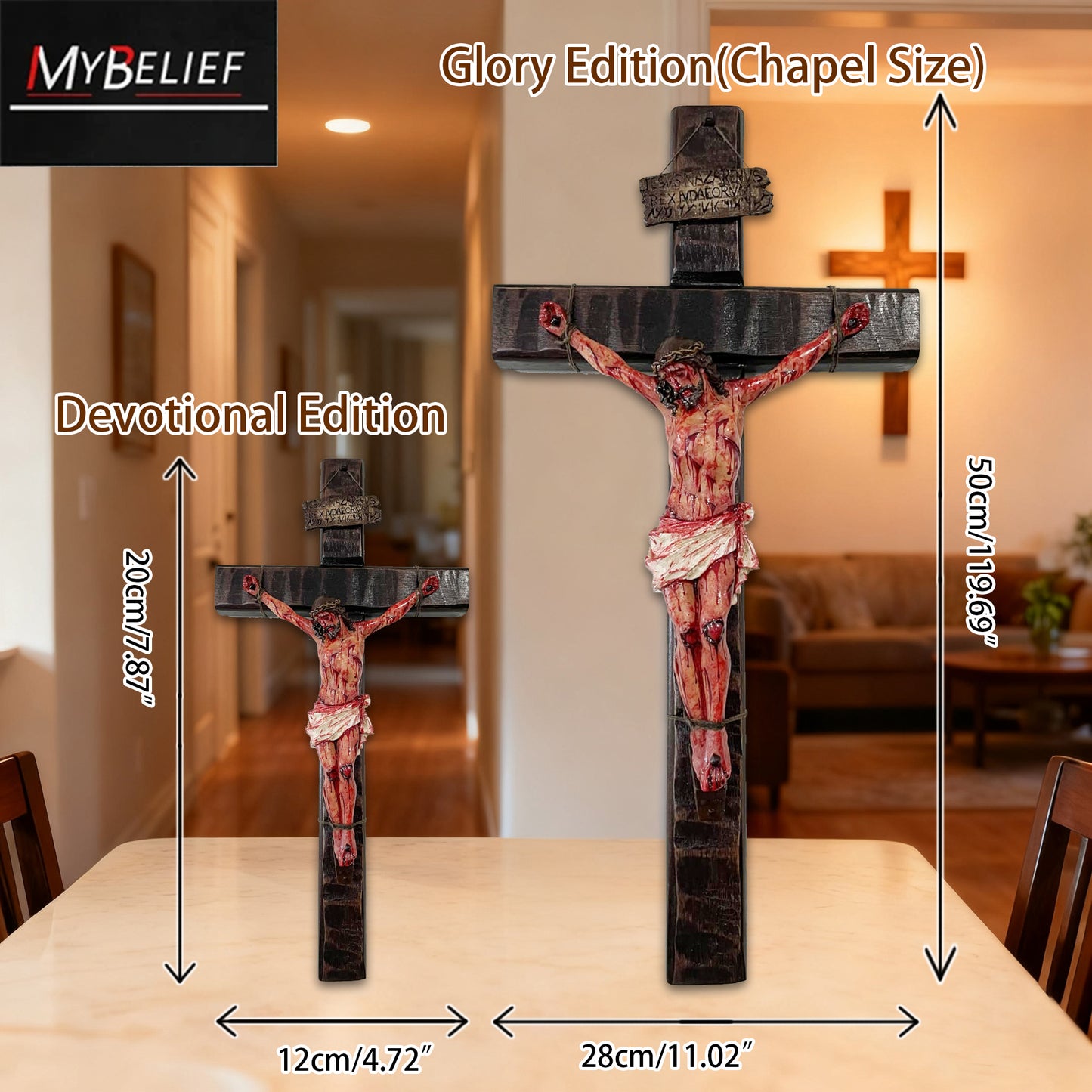 ✝️ Heirloom-Quality Blessed Jesus Crucifix