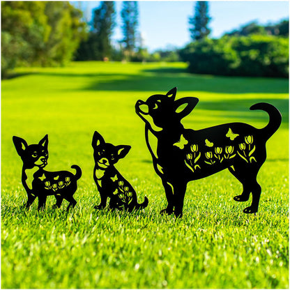🐾Dachshund Metal Garden Stakes - Rust Proof Outdoor Dog Decor for Yard & Patio🍂
