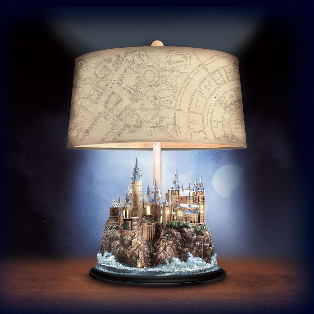 ✨HARRY POTTER Table Lamp With Illuminated HOGWARTS Castle