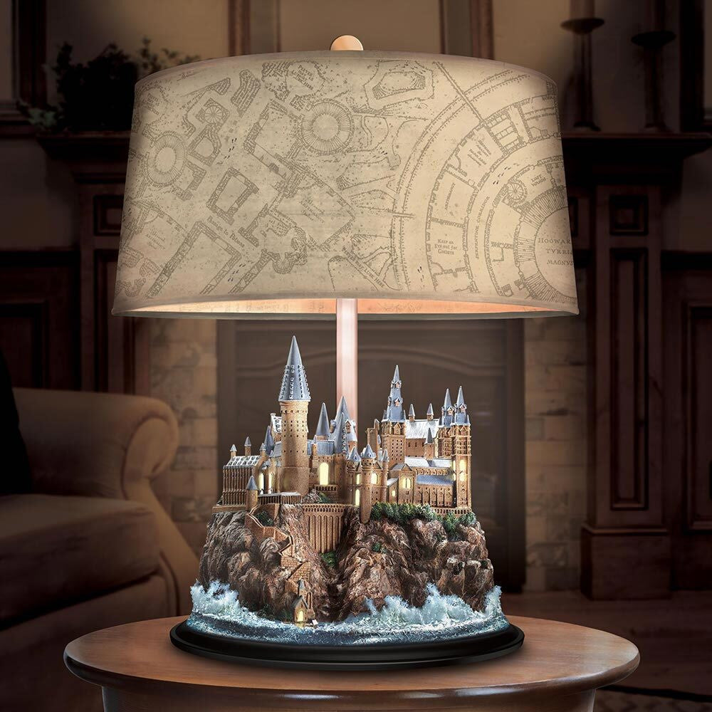 ✨HARRY POTTER Table Lamp With Illuminated HOGWARTS Castle