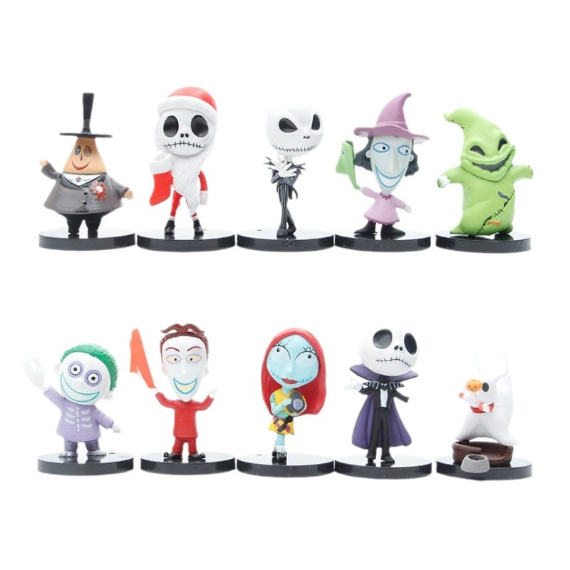 "Spooky & Jolly Collectible Set – 10-Piece Collection"