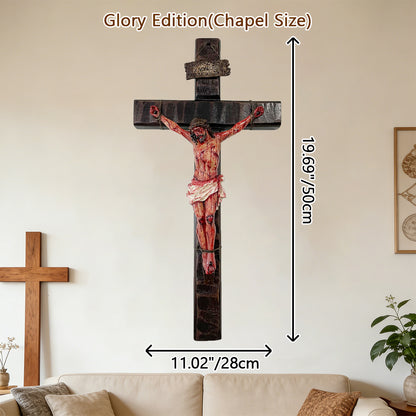 ✝️ Hand-Carved Blessed Jesus Crucifix