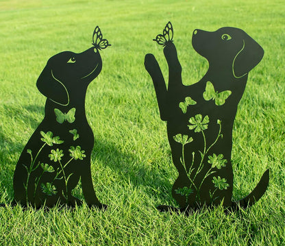 🐾Dachshund Metal Garden Stakes - Rust Proof Outdoor Dog Decor for Yard & Patio🍂