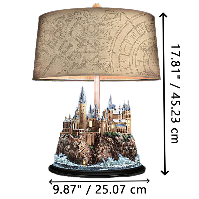 ✨HARRY POTTER Table Lamp With Illuminated HOGWARTS Castle