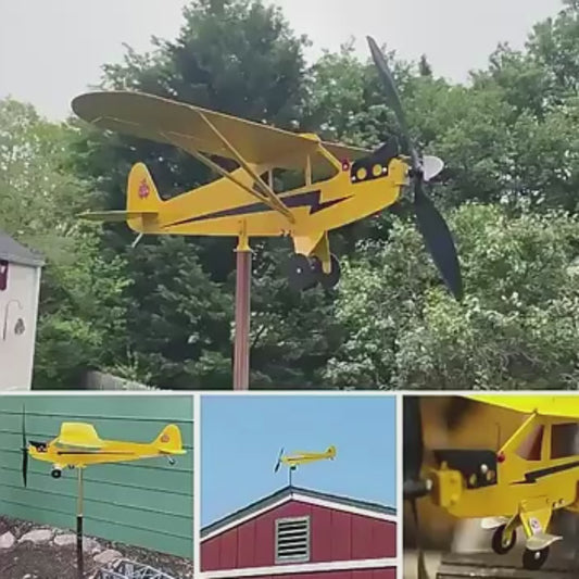 ✈️ FLYING DUO Windsock Set: Vintage CUB & Classic Cessna 172 (NC999BA + N1677F) - Labor Day Yard Upgrade!