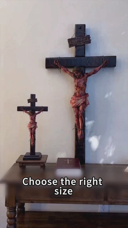 ✝️ Sacred Jesus Crucifix for Home Prayer & Reflection