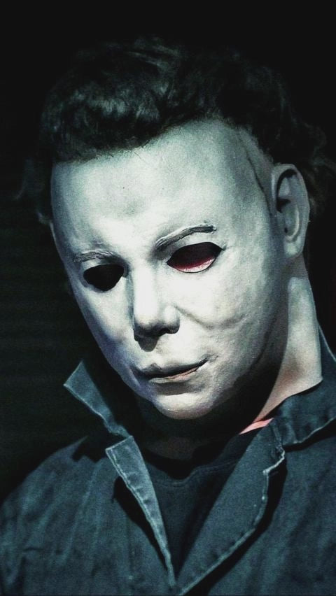 Michael Myers Mask + Knife Prop – Halloween Horror Set
