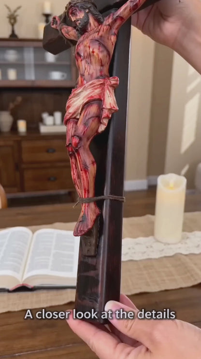 ✝️ Sacred Jesus Crucifix for Home Prayer & Reflection