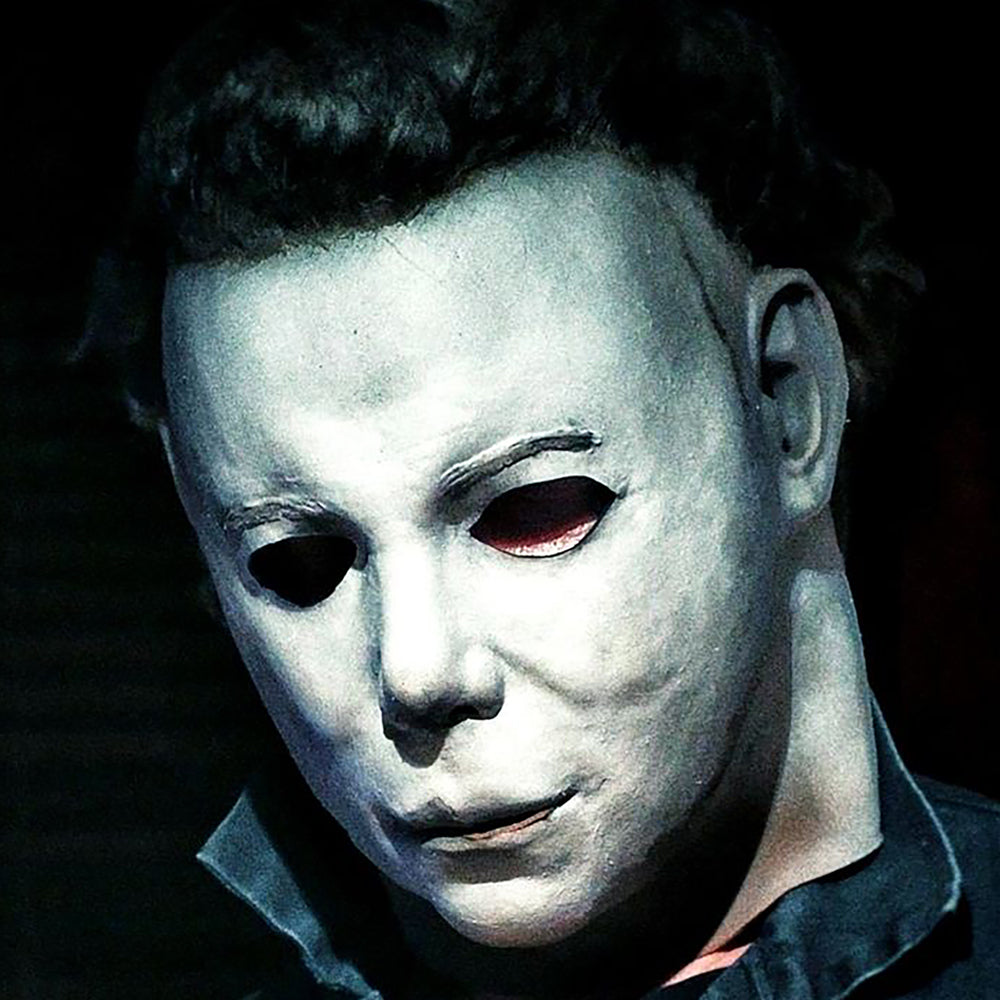 Michael Myers Mask + Knife Prop – Halloween Horror Set