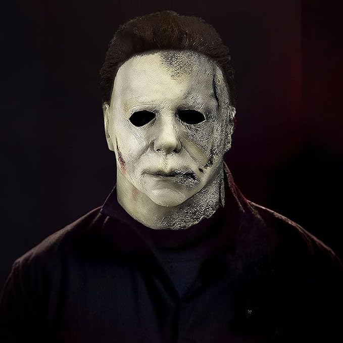 Michael Myers Mask + Knife Prop – Halloween Horror Set
