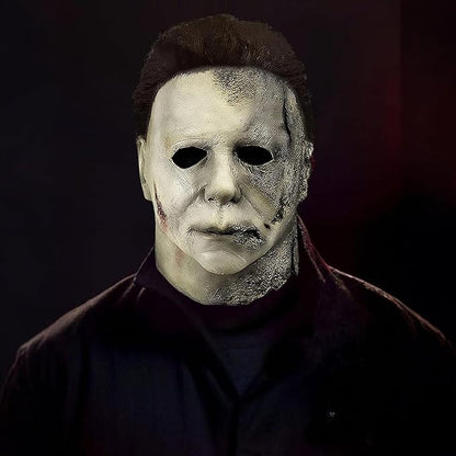Michael Myers Mask + Knife Prop – Halloween Horror Set