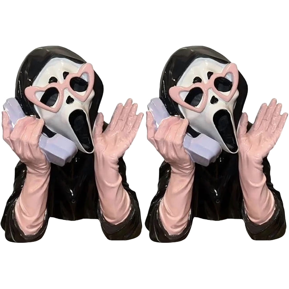 Official Scream Ghostface Statue - Tap to Light Up & Scream! Limited Edition.