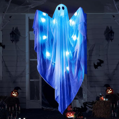Hanging Ghost Decoration for Halloween 👻🕸️